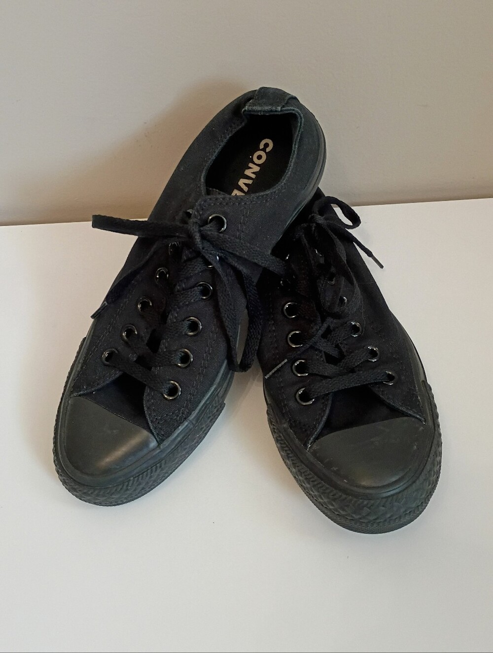 Converse Black Low-Top Canvas Sneakers